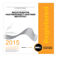 DELL Zertifikat 2015